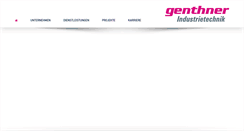 Desktop Screenshot of genthner-gmbh.com